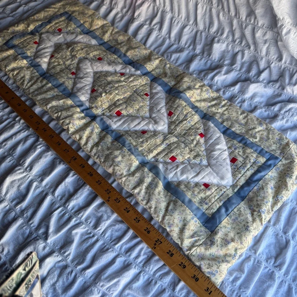 Handmade vintage quilted